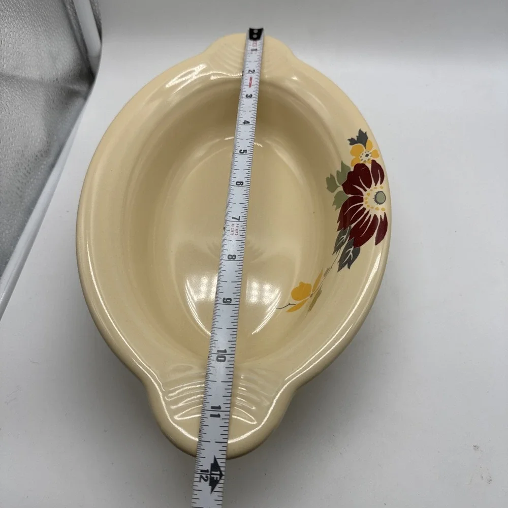 Homer Laughlin Fiesta Open Individual Casserole Dish Clematis HLCCA 2016 PA